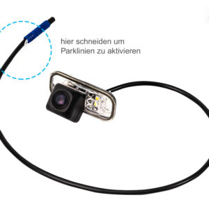CAMPL-MB002-Y Lite Kennzeichenleuchten-Rückfahrkamera für Mercedes C-Klasse und CLK – CAMPL-MB002-Y Lite-05 CPII