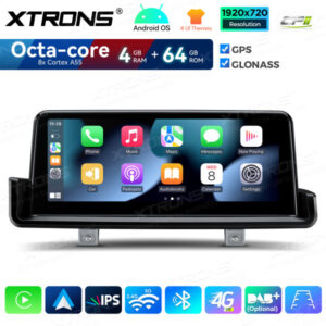 QDB1090UNL 10,25-Zoll-Android-Autoradio mit GPS und integriertem CarPlay und Android Auto für BMW 3er Serie E90/E91/E92/E93 o