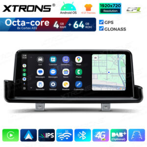 QDB1090UNL 10,25-Zoll-Android-Autoradio mit GPS und integriertem CarPlay und Android Auto für BMW 3er Serie E90/E91/E92/E93 o