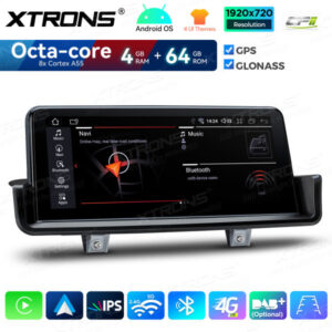 QDB1090UNL 10,25-Zoll-Android-Autoradio mit GPS und integriertem CarPlay und Android Auto für BMW 3er Serie E90/E91/E92/E93 o