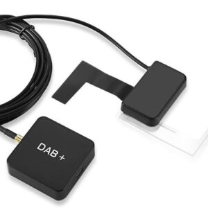 DAB+ Box Empfängeradapter mit Antenne für Autoradio Android 5.1 und höher, Digitaler Radio Antennentuner UKW-Übertragung USB