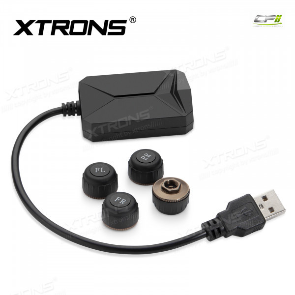 TPMS07 Auto-USB-TPMS Reifendruck-Überwachungsalarmsystem für XTRONS Android 9.0-Geräte der Serien "PST" & "PS“