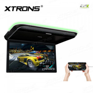 CM195HD 19,5-Zoll-HD-Digital-TFT-16:9-Bildschirm Ultradünner Auto-TV-Dach-Player mit eingebauten Lautsprechern und farbenfroh