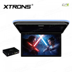CM195HD 19,5-Zoll-HD-Digital-TFT-16:9-Bildschirm Ultradünner Auto-TV-Dach-Player mit eingebauten Lautsprechern und farbenfroh