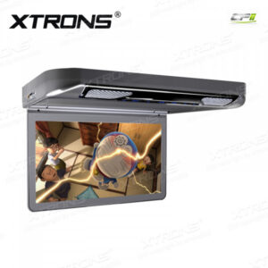 CR133HDVSGrey 13,3-Zoll-1080P-Video-HD-Digital-TFT-Monitor 16: 9-Breitbild-Auto-TV-Dach-Player mit HDMI-Anschluss