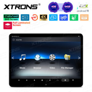 HM141AB 14 Zoll drehbarer Rücksitz Android Car TV Kopfstütze Monitor Tablet mit vollständig laminiertem Bildschirm