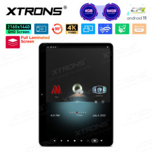 HM141AB 14 Zoll drehbarer Rücksitz Android Car TV Kopfstütze Monitor Tablet mit vollständig laminiertem Bildschirm
