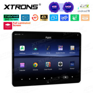 HM141AB 14 Zoll drehbarer Rücksitz Android Car TV Kopfstütze Monitor Tablet mit vollständig laminiertem Bildschirm
