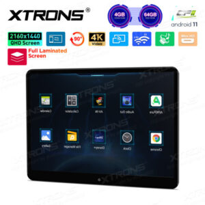 HM141AB 14 Zoll drehbarer Rücksitz Android Car TV Kopfstütze Monitor Tablet mit vollständig laminiertem Bildschirm