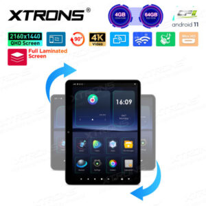 HM141AB 14 Zoll drehbarer Rücksitz Android Car TV Kopfstütze Monitor Tablet mit vollständig laminiertem Bildschirm