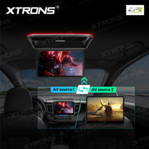 14-Zoll-Ultradünner Auto-TV-Dachmonitor mit eingebauten Stereolautsprechern und HD/AV/USB-Eingang – CM140HD-12 CPII