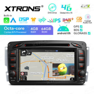 7-Zoll-Octa-Core-Android-Auto-DVD-Multimedia-Player speziell für Mercedes-Benz – IA72M203S-07 CPII