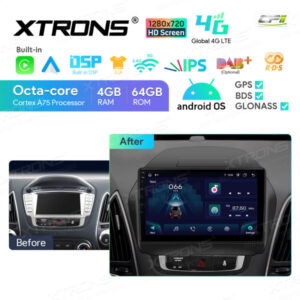 10,1-Zoll-Octa-Core-Android-Autoradio-Multimedia-Player mit 1280x720 HD-Bildschirm Maßgeschneiderte Passform für HYUNDAI IX35