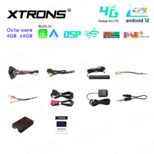 Xtrons IAP9246BS 9-Zoll-Octa-Core-Android-Navigations-Autoradio-Multimedia-Player mit 1280 * 720 HD-Bildschirm, maßgeschneide