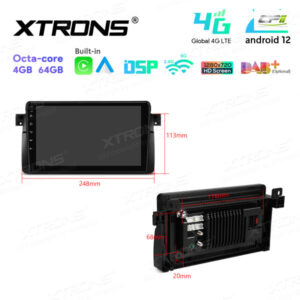 Xtrons IAP9246BS 9-Zoll-Octa-Core-Android-Navigations-Autoradio-Multimedia-Player mit 1280 * 720 HD-Bildschirm, maßgeschneide