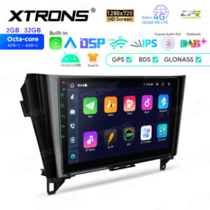 10,1-Zoll-Octa-Core-Android-Navigations-Autoradio mit 1280 * 720 HD-Bildschirm Maßgeschneiderte Passform für NISSAN X-Trail Q