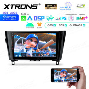 10,1-Zoll-Octa-Core-Android-Navigations-Autoradio mit 1280 * 720 HD-Bildschirm Maßgeschneiderte Passform für NISSAN X-Trail Q