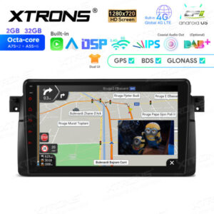 9-Zoll-Octa-Core-Android-Navigations-Autoradio 1280 * 720 HD-Bildschirm Custom Fit für BMW / Rover / MG – IEP9246B-06 CPII