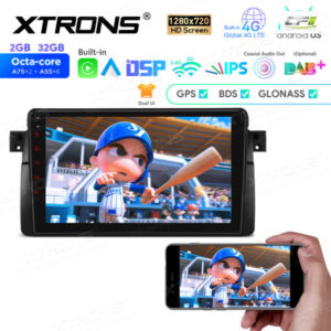 9-Zoll-Octa-Core-Android-Navigations-Autoradio 1280 * 720 HD-Bildschirm Custom Fit für BMW / Rover / MG – IEP9246B-11 CPII