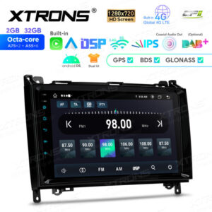 9-Zoll-Octa-Core-Android-Navigations-Autoradio 1280 * 720 HD-Bildschirm speziell für Mercedes-Benz A Klasse B Klasse Sprinter
