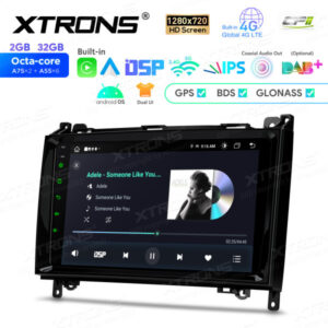 9-Zoll-Octa-Core-Android-Navigations-Autoradio 1280 * 720 HD-Bildschirm speziell für Mercedes-Benz A Klasse B Klasse Sprinter