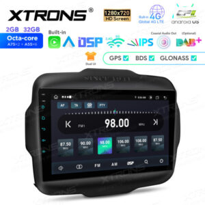 9-Zoll-Android-Octa-Core-Navigations-Autoradio 1280 * 720 HD-Bildschirm speziell für Jeep Renegade – IEP92RGJ-07 CPII
