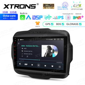 9-Zoll-Android-Octa-Core-Navigations-Autoradio 1280 * 720 HD-Bildschirm speziell für Jeep Renegade – IEP92RGJ-08 CPII