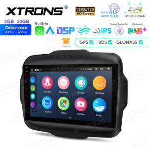 9-Zoll-Android-Octa-Core-Navigations-Autoradio 1280 * 720 HD-Bildschirm speziell für Jeep Renegade – IEP92RGJ-09 CPII