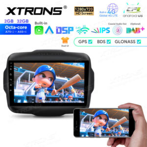 9-Zoll-Android-Octa-Core-Navigations-Autoradio 1280 * 720 HD-Bildschirm speziell für Jeep Renegade – IEP92RGJ-13 CPII