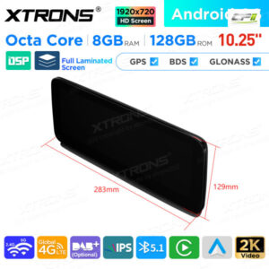 10,25 Zoll Android Octa Core 8GB + 128GB Auto GPS Multimedia Player für Mercedes-Benz CLS-Klasse W218/C218 (2010-2012)