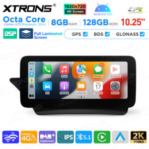 10,25 Zoll Android Octa Core 8GB + 128GB Auto GPS Multimedia Player für Mercedes-Benz E-Klasse C207 / A207 (2009-2012) Lenkra