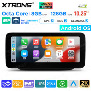 10,25 Zoll Android Octa Core 8GB + 128GB Auto GPS Multimedia Player für Mercedes-Benz B-Klasse W246 (2012-2015) Lenkrad Recht