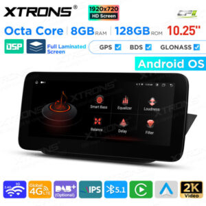10,25 Zoll Android Octa Core 8GB + 128GB Auto GPS Multimedia Player für Mercedes-Benz B-Klasse W246 (2012-2015) Lenkrad Recht