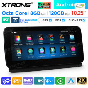 10,25 Zoll Android Octa Core 8GB + 128GB Auto GPS Multimedia Player für Mercedes-Benz CLS-Klasse W218/C218 (2013)