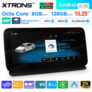 10,25 Zoll Android Octa Core 8GB + 128GB Auto GPS Multimedia Player für Mercedes-Benz CLS-Klasse W218/C218 (2013)