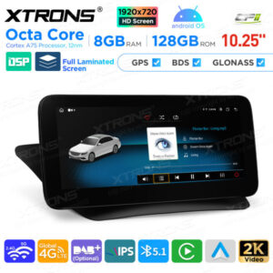 10,25 Zoll Android Octa Core 8GB + 128GB Auto GPS Multimedia Player für Mercedes-Benz E-Klasse C207 / A207 (2013-2014) Lenkra