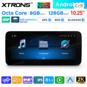 10,25 Zoll Android Octa Core 8GB + 128GB Auto GPS Multimedia Player für Mercedes-Benz E-Klasse C207 / A207 (2013-2014) NTG 4.