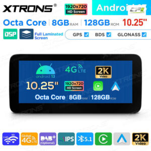 10,25 Zoll Android Octa Core 8GB + 128GB Auto GPS Multimedia Player für Mercedes-Benz E-Klasse C207 / A207 (2013-2014) NTG 4.