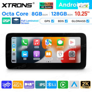 10,25 Zoll Android Octa Core 8GB + 128GB Auto GPS Multimedia Player für Mercedes-Benz E-Klasse C207 / A207 (2013-2014) NTG 4.