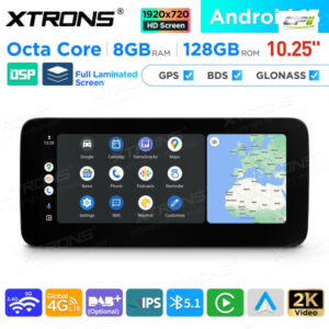 10,25 Zoll Android Octa Core 8GB + 128GB Auto GPS Multimedia Player für Mercedes-Benz E-Klasse C207 / A207 (2013-2014) NTG 4.