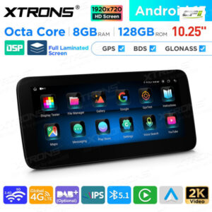 10,25 Zoll Android Octa Core 8GB + 128GB Auto GPS Multimedia Player für Mercedes-Benz E-Klasse C207 / A207 (2013-2014) NTG 4.