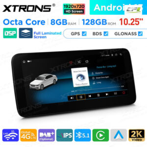 10,25 Zoll Android Octa Core 8GB + 128GB Auto GPS Multimedia Player für Mercedes-Benz E-Klasse C207 / A207 (2013-2014) NTG 4.