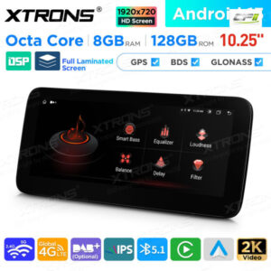 10,25 Zoll Android Octa Core 8GB + 128GB Auto GPS Multimedia Player für Mercedes-Benz E-Klasse C207 / A207 (2013-2014) NTG 4.