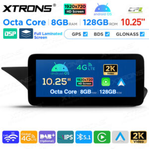 10,25 Zoll Android Octa Core 8GB + 128GB Auto GPS Multimedia Player für Mercedes-Benz E-Klasse W212 / S212 (2013-2014) Lenkra