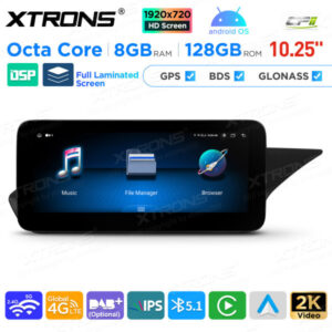10,25 Zoll Android Octa Core 8GB + 128GB Auto GPS Multimedia Player für Mercedes-Benz E-Klasse W212 / S212 (2013-2014) Lenkra