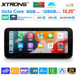 10,25 Zoll Android Octa Core 8GB + 128GB Auto GPS Multimedia Player für Mercedes-Benz – QAM1250-04 CPII
