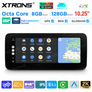 10,25 Zoll Android Octa Core 8GB + 128GB Auto GPS Multimedia Player für Mercedes-Benz – QAM1250-05 CPII