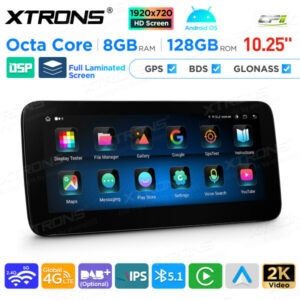 10,25 Zoll Android Octa Core 8GB + 128GB Auto GPS Multimedia Player für Mercedes-Benz – QAM1250-06 CPII