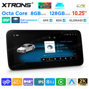 10,25 Zoll Android Octa Core 8GB + 128GB Auto GPS Multimedia Player für Mercedes-Benz – QAM1250-07 CPII