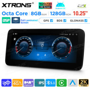 10,25 Zoll Android Octa Core 8GB + 128GB Auto GPS Multimedia Player für Mercedes-Benz – QAM1250-08 CPII